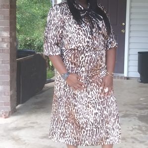 MAKE AN OFFER New York & Company leopard set